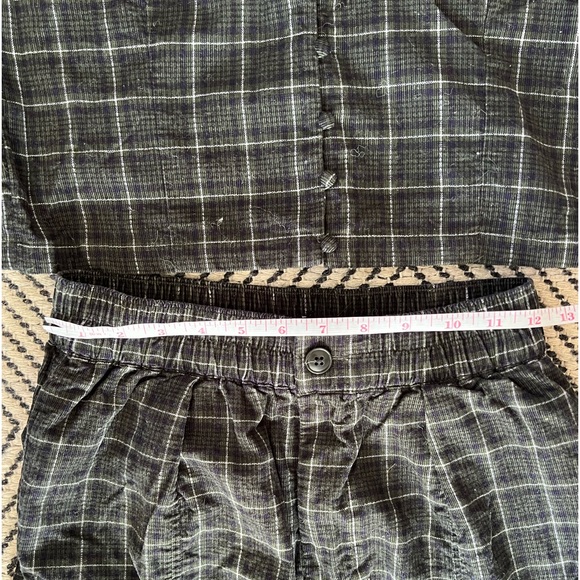 Corduroy Pull On Tapered Plaid Utility Pant | matching set - Picture 10 of 14